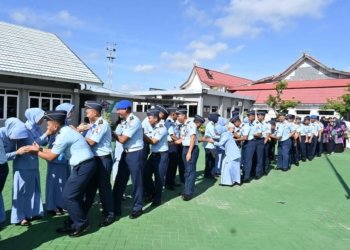 Semangat Idul Fitri, Lanud Sjamsudin Noor Gelar Halal Bihalal Penuh Kehangatan dan Kebersamaan