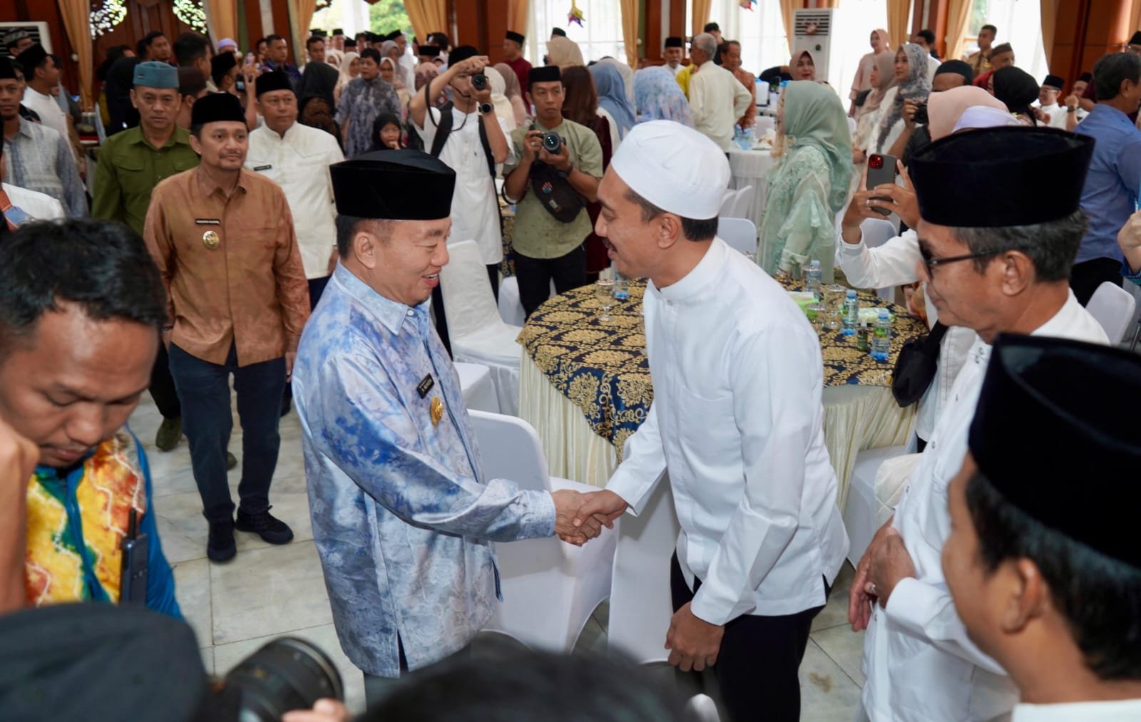 Bupati Banjar Hadiri Open House Gubernur Kalsel, Pererat Sinergi Demi Kemajuan Daerah