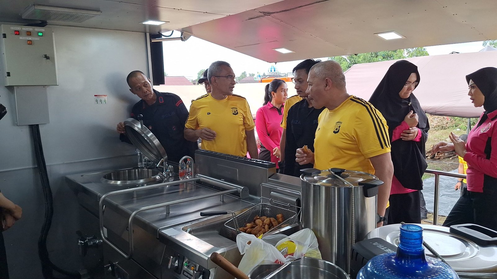 Cek Langsung ke Lokasi, Kapolda Kalsel Pastikan Keamanan dan Dapur Lapangan Siap Sambut Ribuan Jamaah Haul Datu Kalampayan