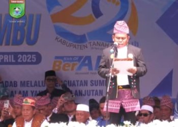 Wakil Ketua DPRD Tanah Bumbu Bacakan Sejarah Perjuangan Panjang Pemekaran di Peringatan Harjad ke-22