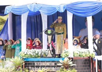 Untuk Pertama Kalinya, Tanah Bumbu Gelar Upacara Bendera Peringati Hari Jadi ke-22