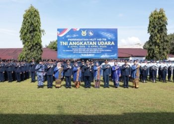 HUT ke-79 TNI AU: Semangat AMPUH Menuju Indonesia Maju Bergema di Lanud Sam Ratulangi