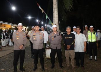 Ribuan Jamaah Padati Haul Ke-1 KH. Syaifuddin Zuhri, Polres Banjar Siaga Penuh Jaga Khidmat Acara