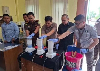 Satresnarkoba Polres Banjarbaru Musnahkan Puluhan Gram Narkotika