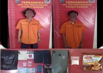 Dua Pengedar Sabu Diciduk, Polres Banjar Gagalkan Peredaran Lebih dari 5 Gram Narkotika