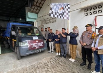 KPU Kalsel Lepas Distribusi Logistik Untuk PSU di Kota Banjarbaru