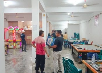 Markas Judi Tembak Ikan di Jantung Kota Sibolga Digerebek Polisi, Dua Pekerja Diamankan