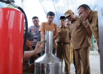 Wakil Bupati Asahan Sidak Bahan Bakar Minyak (BBM) SPBU Simpang Tanjung Alam