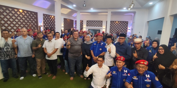 Halal Bihalal DPC Partai Demokrat, Said Subari: Partai Demokrat Tegak Lurus Dukung Ibu Lisa Halaby