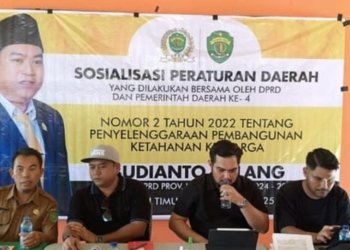 Budianto Bulang Sosialisasikan Perda Ketahanan Keluarga di Long Mesangat