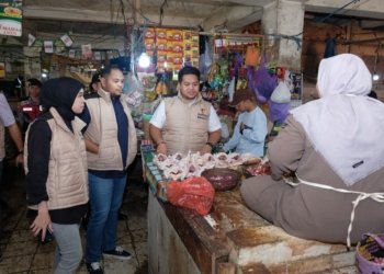 Satgas Pangan Polda Kalsel Cek Stabilitas Harga dan Ketersediaan Bahan Pokok di Pasar Ahad Banjarmasin