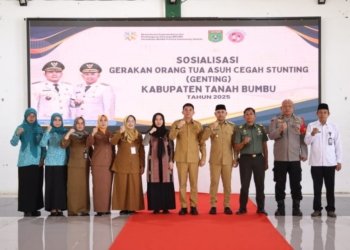 Program GENTING Resmi Diluncurkan! Bupati Tanah Bumbu Ajak Warga Jadi Orang Tua Asuh Cegah Stunting