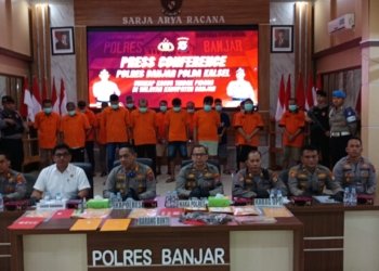 Polres Banjar Ungkap 10 Kasus Kriminal dalam Sepekan, Didominasi Peredaran Narkoba