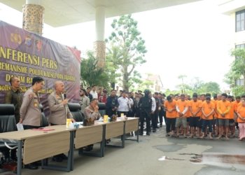 Sembilan Hari Operasi Sikat Intan, Polda Kalsel Bekuk 135 Tersangka Premanisme dan Narkoba