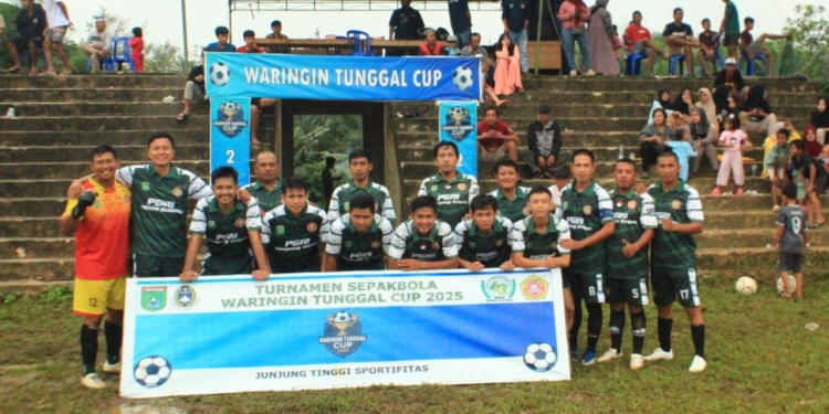 Dua Gol Sempurnakan Langkah Awal PGRI Tanah Bumbu di Turnamen Waringin Tunggal