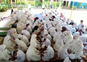 SDN Jawa 2 Martapura Gelar Sholat Hajat dan Do’a Bersama Sebelum Ujian
