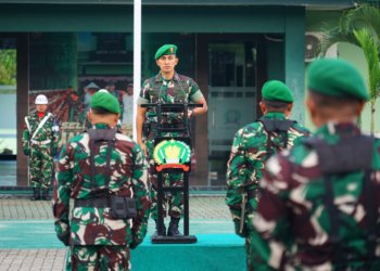 Kodim 1022/Tanah Bumbu Gelar Upacara 17an, Amanat Kasad Tekankan Efisiensi dan Peningkatan Kemampuan Prajurit