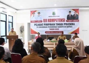 Bupati Kapuas Resmi Membuka Uji Kompetensi Pejabat Pimpinan Tinggi Pratama