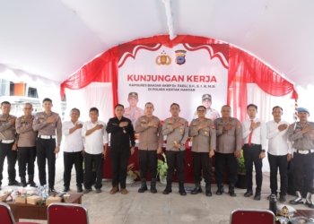 Kapolres Banjar Sambangi Tiga Polsek, Tegaskan Integritas dan Humanis dalam Pelayanan Publik