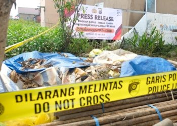Polda Kalsel Ungkap Tindak Pidana Pembuangan Limbah Medis B3 di Kertak Hanyar