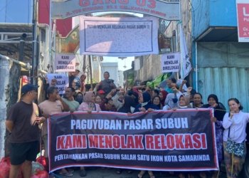 Pedagang Pasar Subuh Samarinda Tolak Relokasi: Kami Tidak Pernah Sepakat!