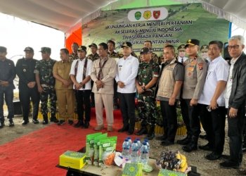 Ketua Komisi IV DPRD Kaltim Dampingi Mentan RI Tinjau Ketahanan Pangan di Kabupaten PPU