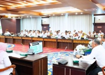Pemprov Kaltim Bahas Strategi Optimalisasi APBD, Sekwan DPRD Kaltim Hadiri Rapat Pengendalian Pelaksanaan Program