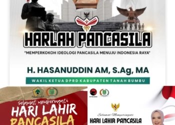 Semarak Hari Lahir Pancasila, DPRD Tanah Bumbu Kompak Serukan Semangat Persatuan