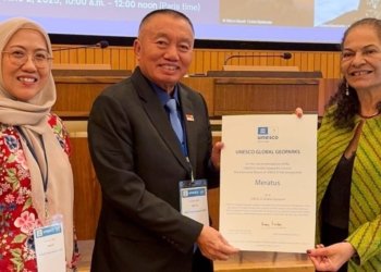 Gubernur Kalsel Terima Sertifikat UGGp Meratus Dari UNESCO di Paris Perancis