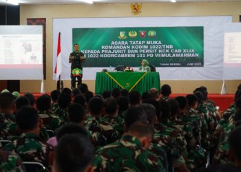 Dandim Tanah Bumbu Ajak Prajurit dan Persit Bangun Jiwa Tangguh dan Loyalitas Tinggi