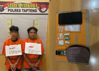 Jerat Dua Sekaligus! Sat Narkoba Polres Tapteng Gulung Pengedar Sabu dan Ganja di Pandan Apin, sang pemasok utama, kini buron