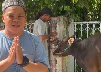 Semangat Berkurban, H Muhammad Rofiqi Serahkan Sapi untuk Qurban PCNU Kabupaten Banjar