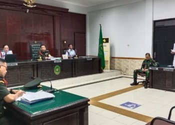 Sidang Duplik, Oditur Optimis Tuntutan Penjara Seumur Hidup Untuk Jumran