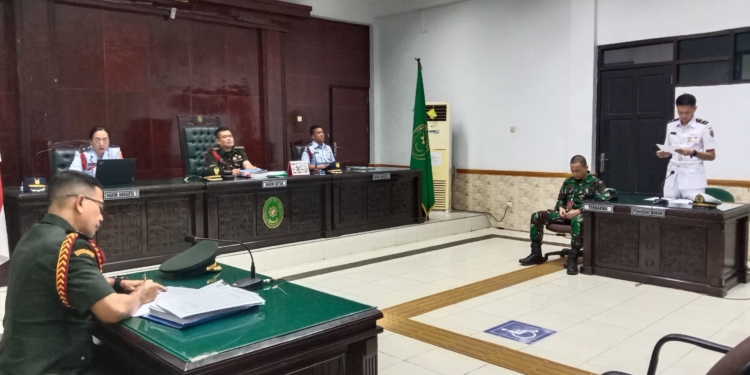 Sidang Duplik, Oditur Optimis Tuntutan Penjara Seumur Hidup Untuk Jumran