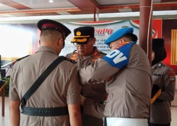Sertijab! Tiga Pejabat Polres Banjarbaru di Rotasi