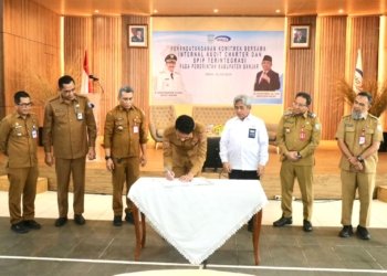 Pemkab Banjar Mantapkan Tata Kelola Pemerintahan, Teken Komitmen SPIP Terintegrasi dan IAC Bersama BPKP