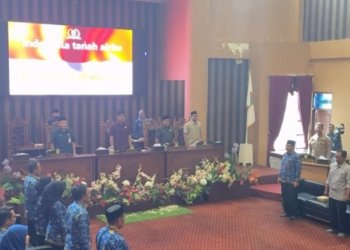 DPRD Tanah Bumbu Gelar Paripurna Bahas Jawaban Pemkab Atas Pemandangan Umum Fraksi Terhadap LPJ APBD Tahun 2024