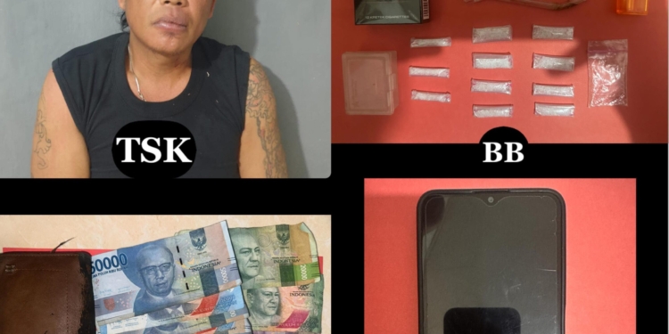 Polisi Ringkus Peredaran Sebelas Paket Narkotika di Cempaka