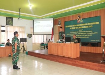 Wujudkan Budaya Sadar Hukum, Kodim 1006/Banjar Gelar Penyuluhan bagi Prajurit, PNS, dan Persit