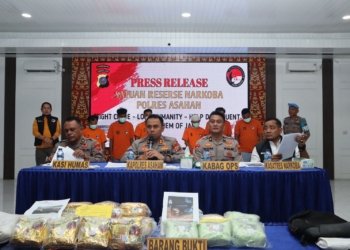 Polres Asahan Kembali Gagalkan Peredaran Narkoba Seberat 30 Kg