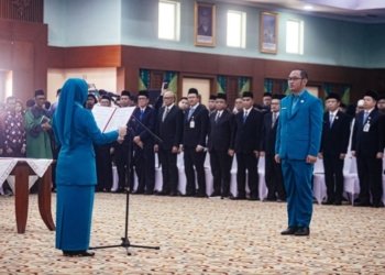 Fathul Jannah Muhidin Resmi Lantik Riyandi Hidayat Sebagai Ketua TP PKK Kota Banjarbaru