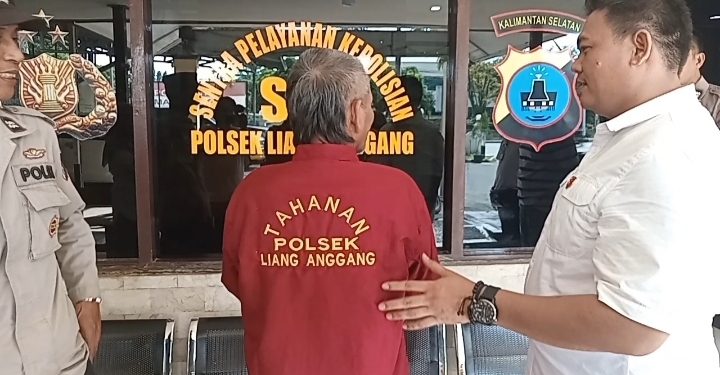 Polsek Liang Anggang Amankan Pelaku Pengencaman Sajam Tanpa Izin di Banjarbaru