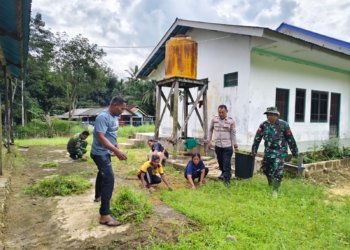 Peringati HUT Kodam Mulawarman Ke 67, Kodim 1022 Tanah Bumbu Gelar Kegiatan Karya Bakti