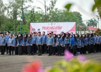 Peringati Tiga Momentum Sejarah, Banjarbaru Kobarkan Semangat Nasionalisme di Lapangan dr. Murdjani