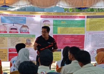 Pelatihan Penggunaan Pestisida Terbatas Digelar di Kotabaru, Prof. Husaini Tekankan Pentingnya Pengetahuan Tanggap Darurat