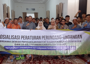 Anggota DPRD Kabupaten Banjar, Sosialisasi Perda Pangan di Desa Bunipah: Pemkab Banjar Gaungkan Brigade Pangan untuk Regenerasi Petani Muda
