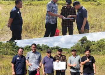 Bupati Kotabaru Tinjau Lokasi Pembangunan Stadion Berstandar Nasional