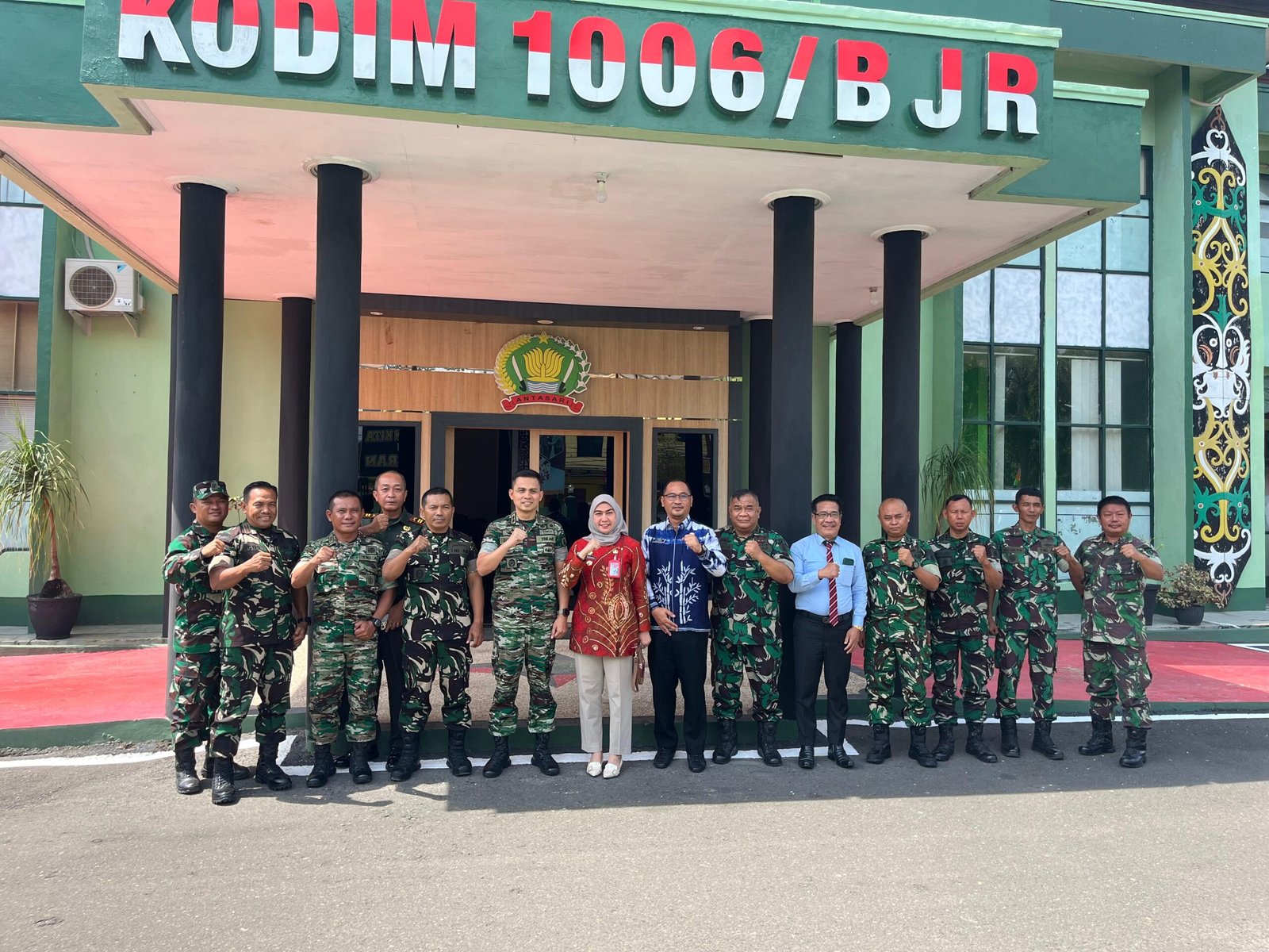 Baru Dilantik, Wali Kota Banjarbaru Lisa Halaby Tancap Gas Jalin Sinergi dengan TNI