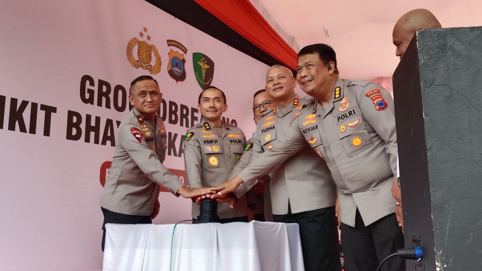 Ground Breaking Rumah Sakit Bhayangkara Banjarbaru, Siap Layani Masyarakat dan Anggota Polri