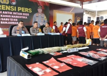 Operasi Antik 2025, Polres Banjarbaru Ungkap Barang Haram Bernilai Miliaran Rupiah